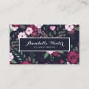 Recherche de fleurs bleues cartes visite Design d'intérieur