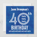 Search for royal blue and white birthday invitations Black