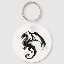 Search for black dragon keychains Silhouette