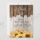 Search for rustic sunflower invitations Barn wood