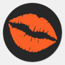 Search for orange and black stickers Red