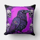 Recherche de le corbeau coussins Goth