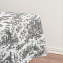 Search for toile tablecloths Toile de jouy