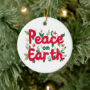 Search for earth ornaments Peace on earth