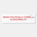 Search for politically incorrect bumper stickers America