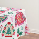 Search for whimsical christmas tablecloths Santa