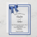 Search for silver and royal blue wedding invitations Bow