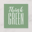 Search for eco friendly business cards Green