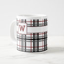 Search for red and white plaid mugs Grey