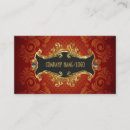 Search for black red gold business cards Swirls