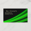 Search for concepts business cards Green
