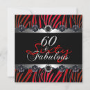 Search for 60 and fabulous invitations Silver