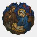 Search for stained glass ornaments Christian