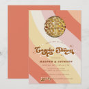 Search for disco bridal shower invitations Elegant