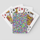 Search for square playing cards Colourful