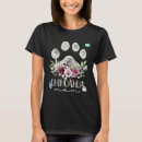 Search for paw print womens tshirts Dog