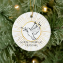 Search for peace dove ornaments Gold