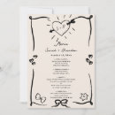Recherche de menu élégant de mariage invitations Noir et blanc