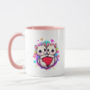 Search for cat couple mugs Valentine