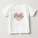 Recherche de wedding bébé tshirts Rose
