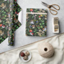 Search for berries wrapping paper Woodland