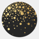 Search for black and gold foil stickers Elegant