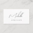 Recherche de affaires de maquilleur cartes visite Minimaliste
