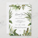 Search for leaves bridal shower invitations Aloha