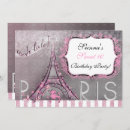 Recherche de paris party invitations Rose