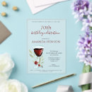 Recherche de verre de vin rouge invitations Floral