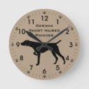 Recherche de silhouette de chien horloges Noir