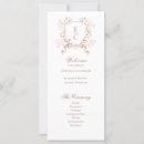 Search for traditional wedding programs Classic