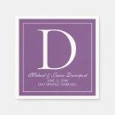 Search for purple wedding napkins Modern