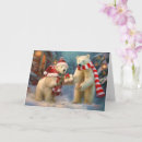 Search for polar bear christmas cards Retro