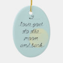 Search for i love you to the moon and back ornaments Blue