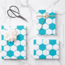 Search for soccer wrapping paper Blue