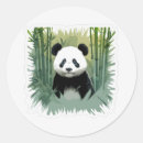 Recherche de habitat autocollants Panda géant