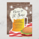 Search for 70th bbq birthday invitations Barbecue