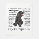 Search for cocker blankets Spaniel