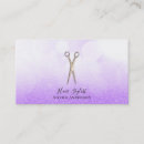 Recherche de ciseaux coiffeur cartes visite Salon de beauté