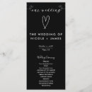 Search for heart wedding programs Minimalist
