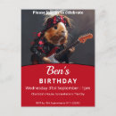 Search for rock n roll birthday invitations Music