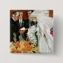 Recherche de mariage vintage badges Fleurs