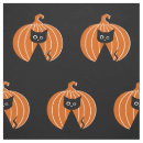 Search for halloween pumpkin black fabric Kitty