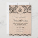 Search for burlap and lace invitations Antique