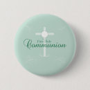 Search for first holy communion buttons Catholic