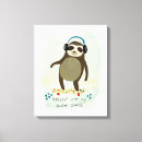 Search for sloth canvas prints Hipster