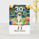 Search for tennis birthday cards Cat