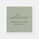 Search for sage wedding napkins Chic