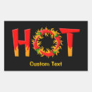 Search for flame rectangle stickers Red
